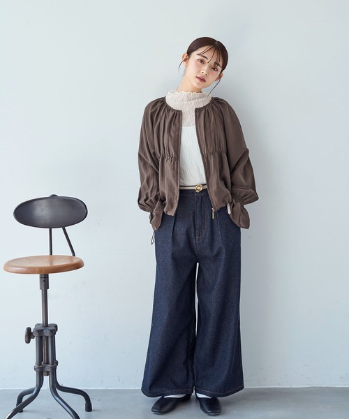 todayful ワイドデニムパンツ TODAYFUL 「TODAYFUL」 デニムパンツ 25inch ブルー レディース