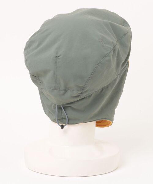 OVERRIDE(オーバーライド)の「OVERRIDE FLEECE LINED HUNTING / オーバーライド(ハンチング/ベレー帽・メンズ・グリーン/ブラック・59cm)」の22枚目の写真