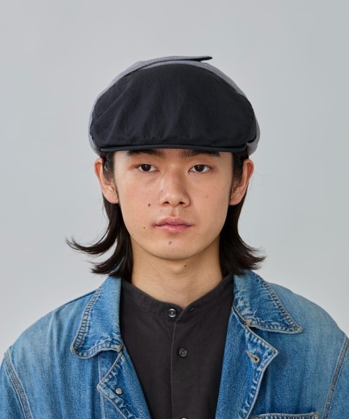 OVERRIDE(オーバーライド)の「OVERRIDE FLEECE LINED HUNTING / オーバーライド(ハンチング/ベレー帽・メンズ・グリーン/ブラック・59cm)」の4枚目の写真