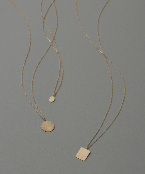 シェルプレート38cmネックレス K10（ネックレス）｜Lilas（リラ）の