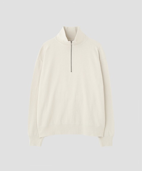 MHL.（エムエイチエル）の「DOUBLE FACE SOFT COTTON JERSEY（Tシャツ/カットソー・メンズ・オフホワイト/ターコイズブルー・LARGE/MEDIUM）」の5枚目の写真