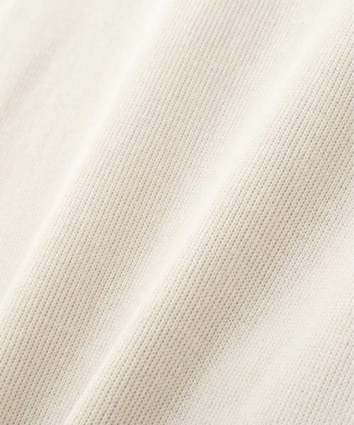 MHL.（エムエイチエル）の「DOUBLE FACE SOFT COTTON JERSEY（Tシャツ/カットソー・メンズ・オフホワイト/ターコイズブルー・LARGE/MEDIUM）」の7枚目の写真