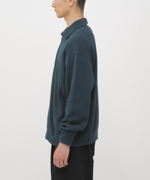 MHL.（エムエイチエル）の「DOUBLE FACE SOFT COTTON JERSEY（Tシャツ/カットソー・メンズ・オフホワイト/ターコイズブルー・LARGE/MEDIUM）」の10枚目の写真