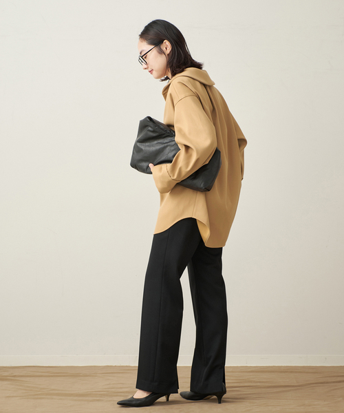 plage(プラージュ)の「ダブルクロスフォルム ブラウス(シャツ/ブラウス・レディース・キャメル/アイボリー・FREE)」の13枚目の写真