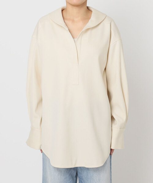 plage(プラージュ)の「ダブルクロスフォルム ブラウス(シャツ/ブラウス・レディース・キャメル/アイボリー・FREE)」の19枚目の写真