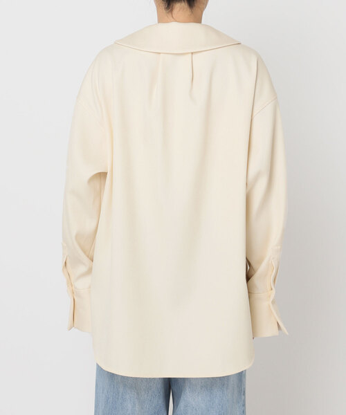 plage(プラージュ)の「ダブルクロスフォルム ブラウス(シャツ/ブラウス・レディース・キャメル/アイボリー・FREE)」の21枚目の写真