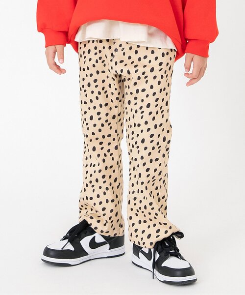 BREEZE（ブリーズ）の「【ジュニア対応】ソウガラフレアエブリパンツ（その他パンツ・キッズ・インディゴブルー/ピンク/オリーブ/アイボリー・110/90/140/130/120/100/80）」の2枚目の写真