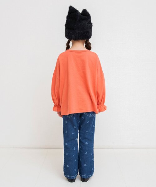 BREEZE（ブリーズ）の「【ジュニア対応】ソウガラフレアエブリパンツ（その他パンツ・キッズ・インディゴブルー/ピンク/オリーブ/アイボリー・110/90/140/130/120/100/80）」の6枚目の写真