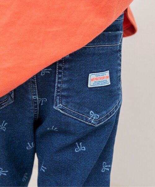 BREEZE（ブリーズ）の「【ジュニア対応】ソウガラフレアエブリパンツ（その他パンツ・キッズ・インディゴブルー/ピンク/オリーブ/アイボリー・110/90/140/130/120/100/80）」の7枚目の写真