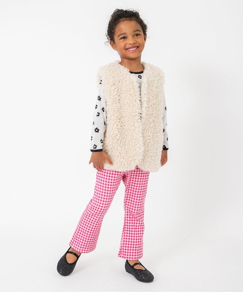 BREEZE（ブリーズ）の「【ジュニア対応】ソウガラフレアエブリパンツ（その他パンツ・キッズ・インディゴブルー/ピンク/オリーブ/アイボリー・110/90/140/130/120/100/80）」の15枚目の写真