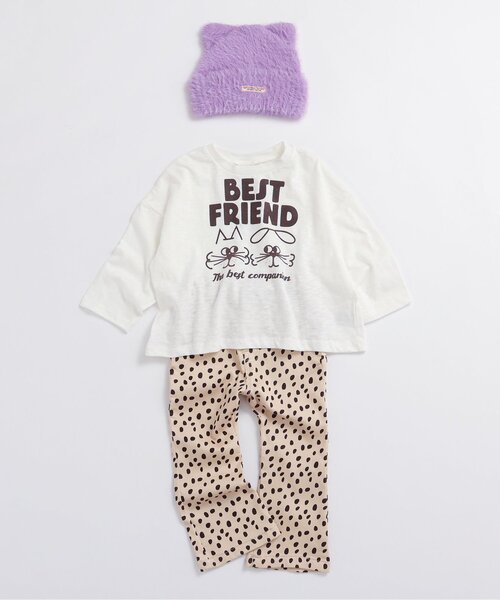 BREEZE（ブリーズ）の「【ジュニア対応】ソウガラフレアエブリパンツ（その他パンツ・キッズ・インディゴブルー/ピンク/オリーブ/アイボリー・110/90/140/130/120/100/80）」の17枚目の写真