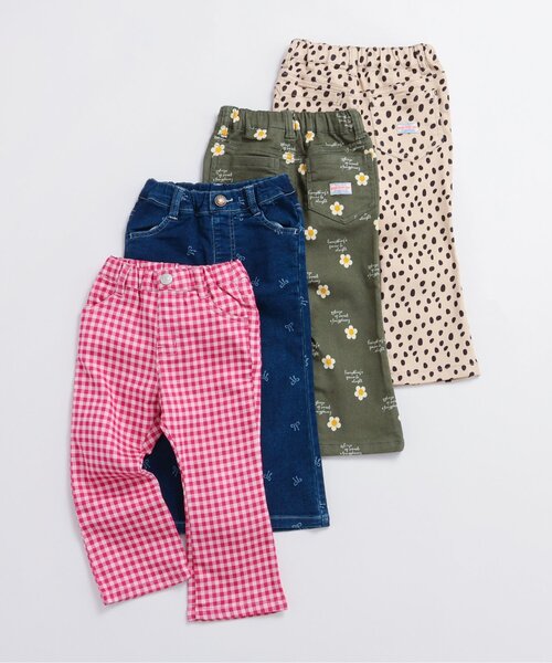 BREEZE（ブリーズ）の「【ジュニア対応】ソウガラフレアエブリパンツ（その他パンツ・キッズ・インディゴブルー/ピンク/オリーブ/アイボリー・110/90/140/130/120/100/80）」の19枚目の写真