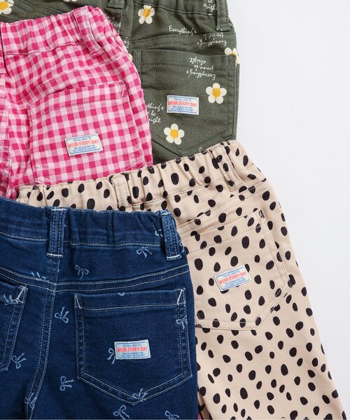 BREEZE（ブリーズ）の「【ジュニア対応】ソウガラフレアエブリパンツ（その他パンツ・キッズ・インディゴブルー/ピンク/オリーブ/アイボリー・110/90/140/130/120/100/80）」の20枚目の写真