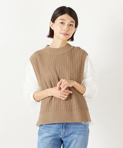 セール】オーロラフィルム リネンチュニック（ニット/セーター