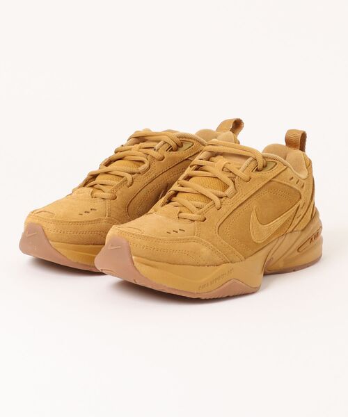 NIKE(ナイキ)の「NIKE ナイキ AIR MONARCH SE エア モナーク SE MIB2281 700WHEAT/WHEAT(スニーカー・メンズ・イエロー・24.0cm/24.5cm/25.0cm/25.5cm/26.0cm/26.5cm/27.0cm/27.5cm/28.0cm/28.5cm/29.0cm/30.0cm)」の1枚目の写真