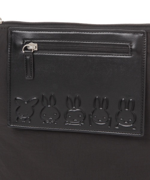 studio CLIP（スタディオクリップ）の「フワフワポケット付きショルダーバッグ[Dick Brunaコラボ]（ショルダーバッグ・レディース・ブラック/アイボリー・FREE）」の10枚目の写真