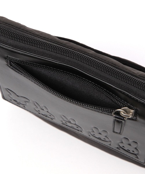 studio CLIP（スタディオクリップ）の「フワフワポケット付きショルダーバッグ[Dick Brunaコラボ]（ショルダーバッグ・レディース・ブラック/アイボリー・FREE）」の13枚目の写真