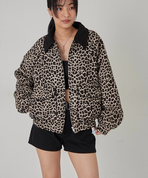 セール】LEOPARD JACQUARD BLOUSON（ブルゾン）｜WHO'S WHO gallery