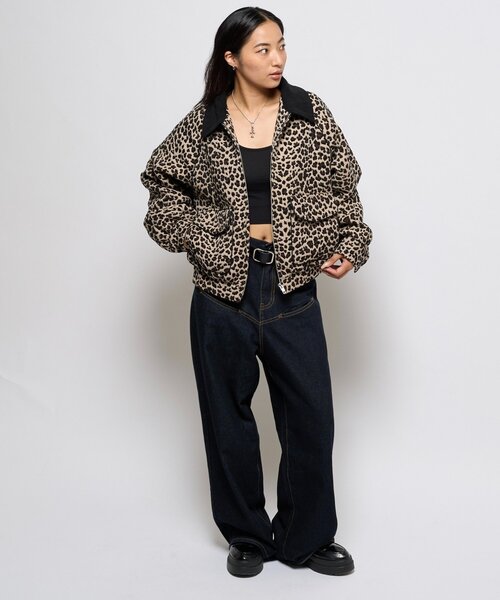 セール】レオパードジャガードブルゾン（ブルゾン）｜WHO'S WHO