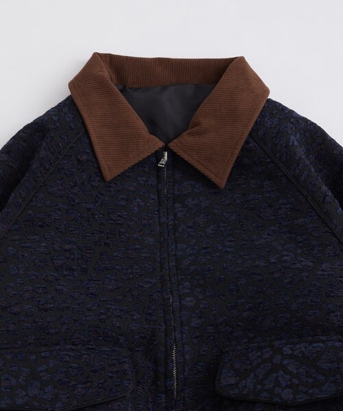 WHO'S WHO gallery（フーズフーギャラリー）の「LEOPARD JACQUARD BLOUSON（ブルゾン・レディース・ベージュ/ブラック・FREE）」の19枚目の写真