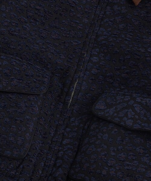 WHO'S WHO gallery（フーズフーギャラリー）の「LEOPARD JACQUARD BLOUSON（ブルゾン・レディース・ベージュ/ブラック・FREE）」の21枚目の写真