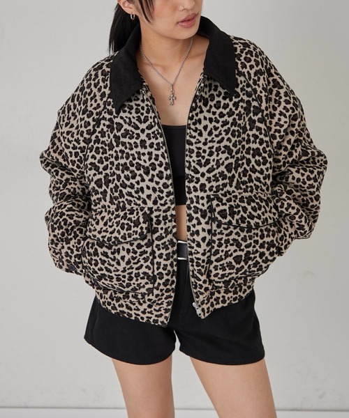 HYEON Lily blouson ヘヨン フェザージャガードブルゾン　新品 HYEON Lily blouson ヘヨン フェザージャガードブルゾン新品