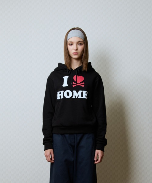 LUVISTRUE(ラヴイズトゥルー)の「GT I LOVE HOME HOOD TEE(パーカー・レディース・カモフラージュ/ブラック・FREE)」の3枚目の写真