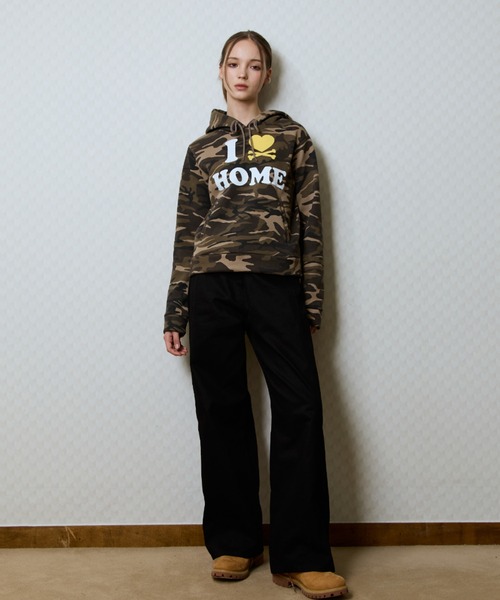 LUVISTRUE(ラヴイズトゥルー)の「GT I LOVE HOME HOOD TEE(パーカー・レディース・カモフラージュ/ブラック・FREE)」の10枚目の写真