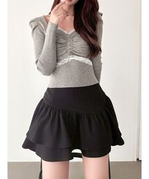 RESEXXY | ラッフルボリュームミニスカート(スカート)