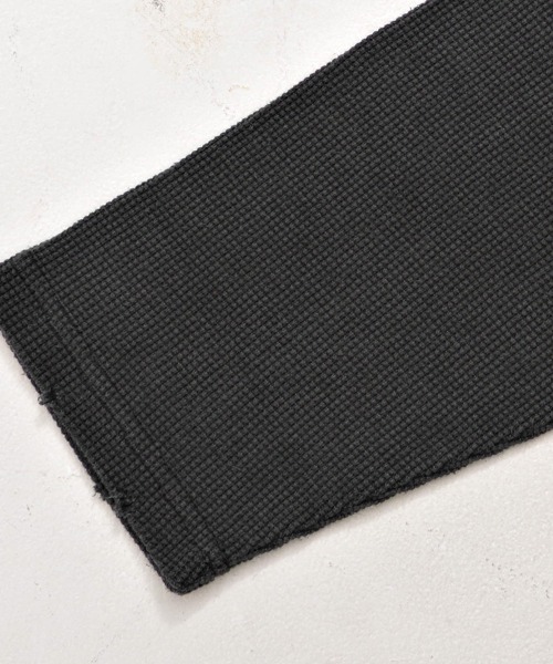 SILVER BULLET（シルバーバレット）の「『SILVER BULLET SELECT AP/シルバーバレットセレクト』ヴィンテージ風クロス刺繍ワッフルダメージロンT（Tシャツ/カットソー・メンズ・グレー/ブラック/チャコール・L/M）」の21枚目の写真