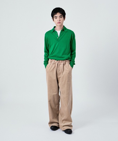 M TO R（ムウトアール）の「2WAY WAIST GATHER CORD PANTS UNISEX (SETUP対応)（その他パンツ・レディース・ベージュ/ネイビー/ダークブラウン・36/38/40/42）」の14枚目の写真