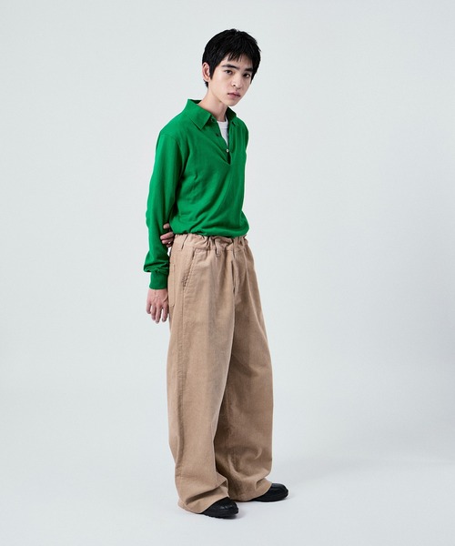 M TO R（ムウトアール）の「2WAY WAIST GATHER CORD PANTS UNISEX (SETUP対応)（その他パンツ・レディース・ベージュ/ネイビー/ダークブラウン・36/38/40/42）」の13枚目の写真