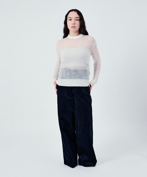 M TO R（ムウトアール）の「2WAY WAIST GATHER CORD PANTS UNISEX (SETUP対応)（その他パンツ・レディース・ベージュ/ネイビー/ダークブラウン・36/38/40/42）」の10枚目の写真