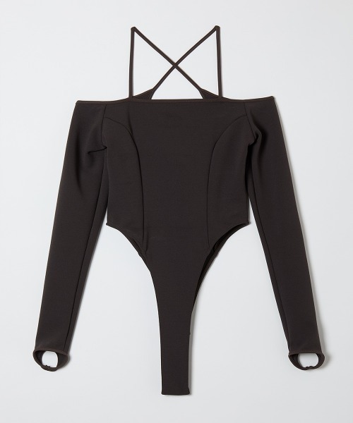 TELOPLAN(テーロプラン)の「【TELOPLAN】Alice Bodysuit / アリスボディースーツ(Tシャツ/カットソー・レディース・ホワイト/チャコールグレー/ブラック・SMALL/MEDIUM)」の13枚目の写真