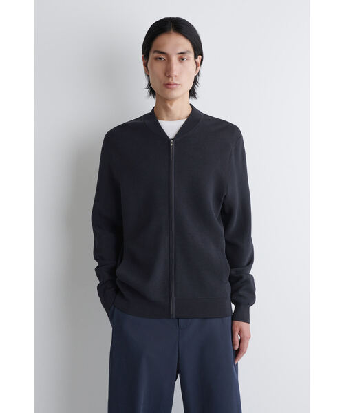 テクスチャードニットボンバージャケット（ブルゾン）｜COS（コス）の