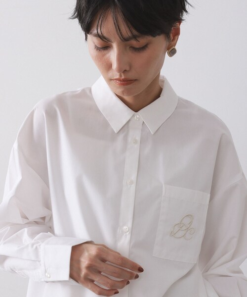 セール】ポケット刺繍レギュラーカラーシャツ【洗濯機OK】（シャツ