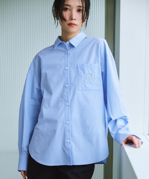 セール】ポケット刺繍レギュラーカラーシャツ【洗濯機OK】（シャツ