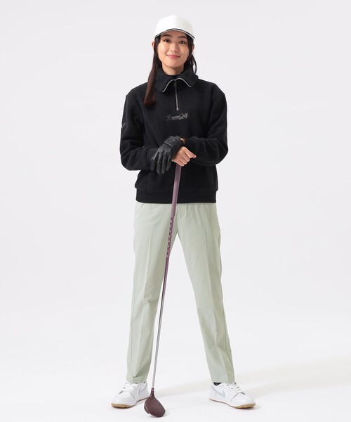 BEAMS GOLF(ビームスゴルフ)の「ORANGE LABEL / ボア ハーフジップ プルオーバー(ブルゾン・レディース・ホワイト/ベージュ/ブラック・MEDIUM/LARGE/SMALL)」の16枚目の写真