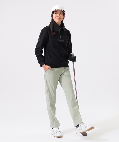 BEAMS GOLF(ビームスゴルフ)の「ORANGE LABEL / ボア ハーフジップ プルオーバー(ブルゾン・レディース・ホワイト/ベージュ/ブラック・MEDIUM/LARGE/SMALL)」の17枚目の写真