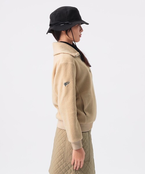 BEAMS GOLF（ビームスゴルフ）の「ORANGE LABEL / ボア ハーフジップ