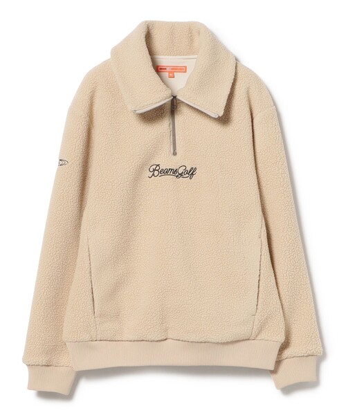 BEAMS GOLF(ビームスゴルフ)の「ORANGE LABEL / ボア ハーフジップ プルオーバー(ブルゾン・レディース・ホワイト/ベージュ/ブラック・MEDIUM/LARGE/SMALL)」の6枚目の写真