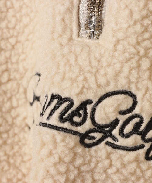 BEAMS GOLF(ビームスゴルフ)の「ORANGE LABEL / ボア ハーフジップ プルオーバー(ブルゾン・レディース・ホワイト/ベージュ/ブラック・MEDIUM/LARGE/SMALL)」の12枚目の写真