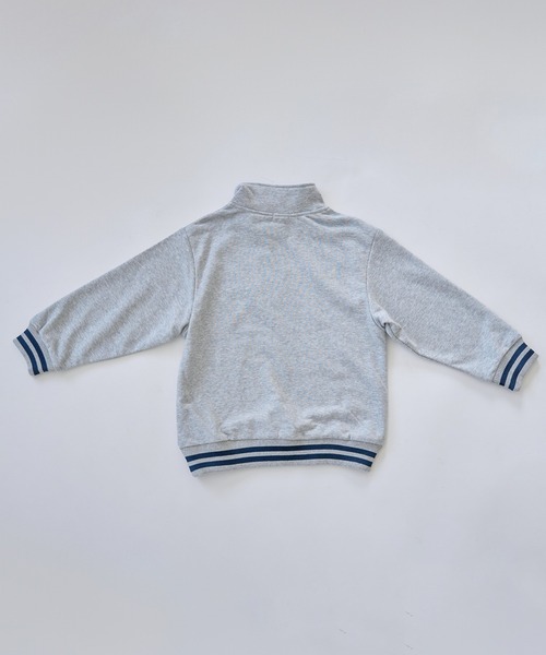 pairmanon(ペアマノン)の「【サラッとスウェット】ユニセックス 刺繍入り ハーフジップ&ハーフパンツ セットアップ(セットアップ・キッズ・オレンジ系その他/ブラック/グレー・90/100/110/120/130/140/150)」の10枚目の写真