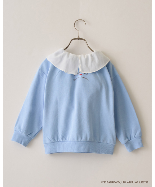 Lycee mine（リセマイン）の「【スタジオハヌル×サンリオキャラクターズ】【どちらが前でもOK】アソート衿付きスウェット（スウェット・キッズ・ピンク/ミント/サックスブルー・120cm/110cm/130cm/100cm/140cm）」の8枚目の写真
