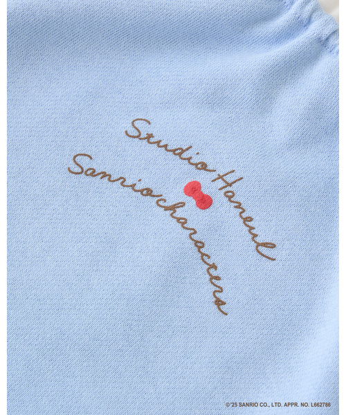 Lycee mine（リセマイン）の「【スタジオハヌル×サンリオキャラクターズ】【どちらが前でもOK】アソート衿付きスウェット（スウェット・キッズ・ピンク/ミント/サックスブルー・120cm/110cm/130cm/100cm/140cm）」の10枚目の写真