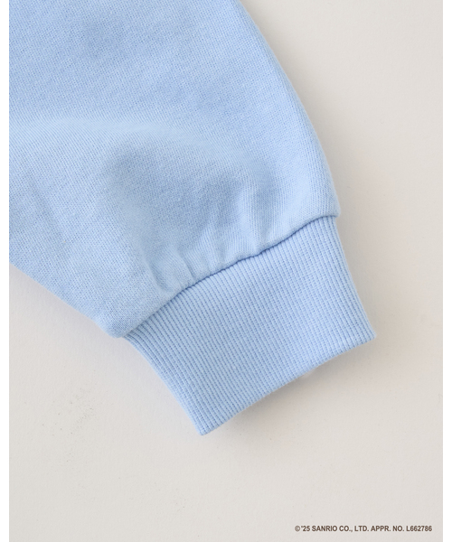 Lycee mine（リセマイン）の「【スタジオハヌル×サンリオキャラクターズ】【どちらが前でもOK】アソート衿付きスウェット（スウェット・キッズ・ピンク/ミント/サックスブルー・120cm/110cm/130cm/100cm/140cm）」の12枚目の写真