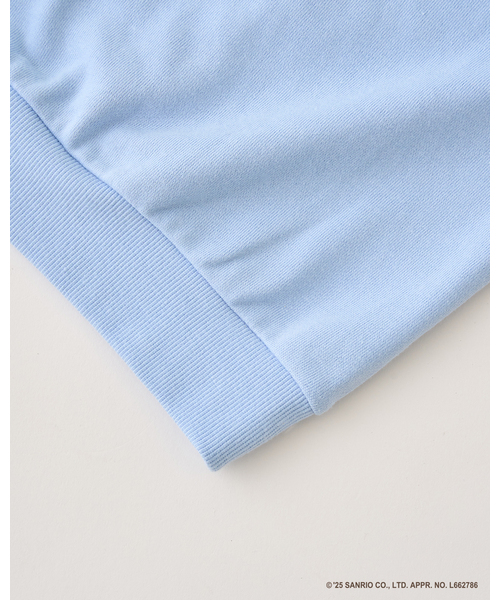 Lycee mine（リセマイン）の「【スタジオハヌル×サンリオキャラクターズ】【どちらが前でもOK】アソート衿付きスウェット（スウェット・キッズ・ピンク/ミント/サックスブルー・120cm/110cm/130cm/100cm/140cm）」の13枚目の写真