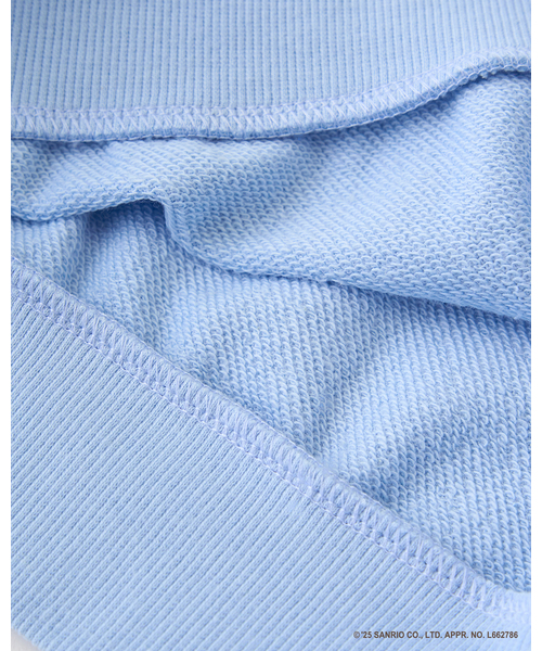 Lycee mine（リセマイン）の「【スタジオハヌル×サンリオキャラクターズ】【どちらが前でもOK】アソート衿付きスウェット（スウェット・キッズ・ピンク/ミント/サックスブルー・120cm/110cm/130cm/100cm/140cm）」の15枚目の写真