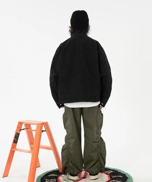 almo（アルモ）の「【LAMPOON】デニムシングルライダースジャケット（ライダースジャケット・レディース・ブラック/グレー・X-LARGE/LARGE/MEDIUM）」の3枚目の写真