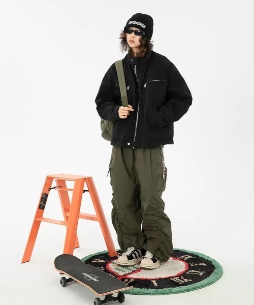 almo（アルモ）の「【LAMPOON】デニムシングルライダースジャケット（ライダースジャケット・レディース・ブラック/グレー・X-LARGE/LARGE/MEDIUM）」の4枚目の写真